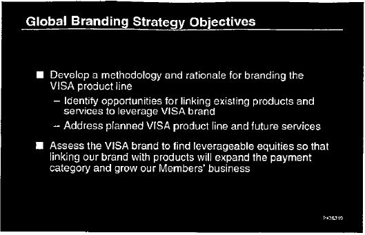 Highlight points of global branding strategy objectives