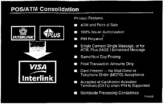 Highlight points of POS/ATM consolidation