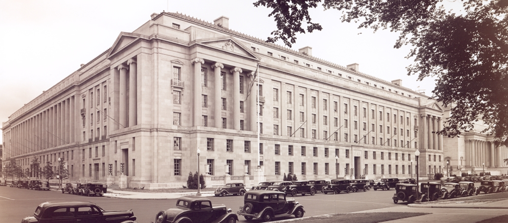 Historic Photo of DOJ Main Building