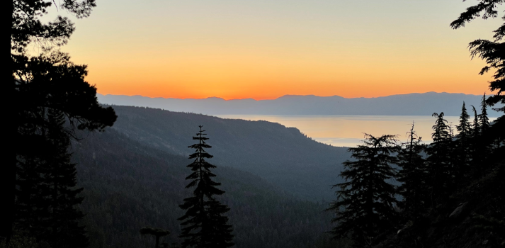 Lake Tahoe at Sunset