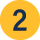 Blue number 2 on yellow background