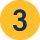 Blue number 3 on yellow background