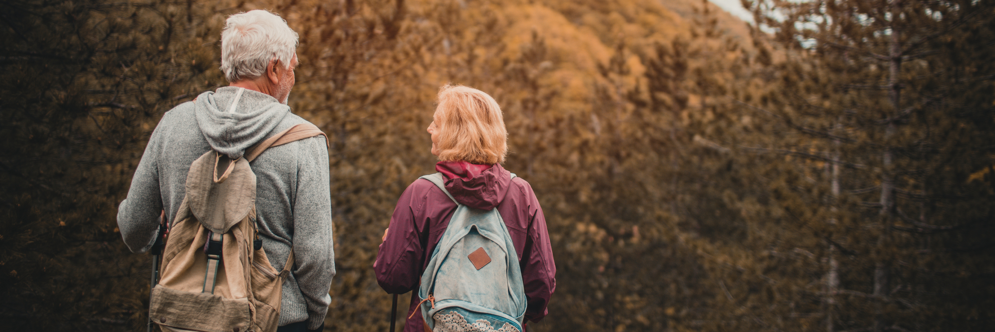 Elder Justice header image - image of older couple hiking