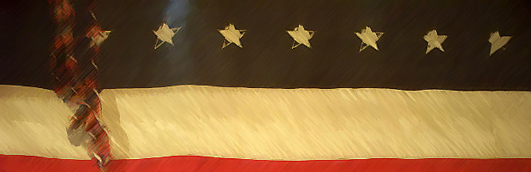 Artistic rendition of Old Glory.