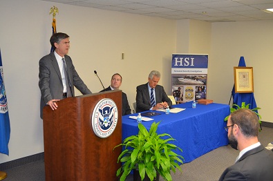 U.S. Attorney A. Lee Bentley, III makes remarks during the press conference