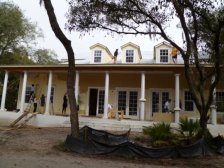 Team work on the Cottage of Hope